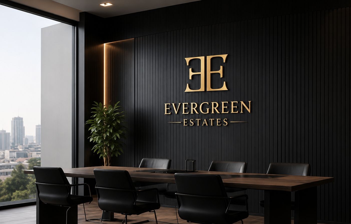 Modernes Büro von Evergreen Estates